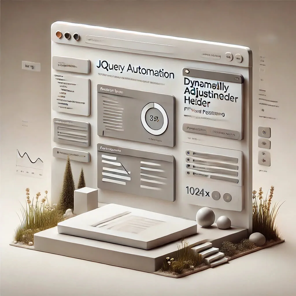 Jquery tự động cho chiều cao header khi sử dụng position fixed